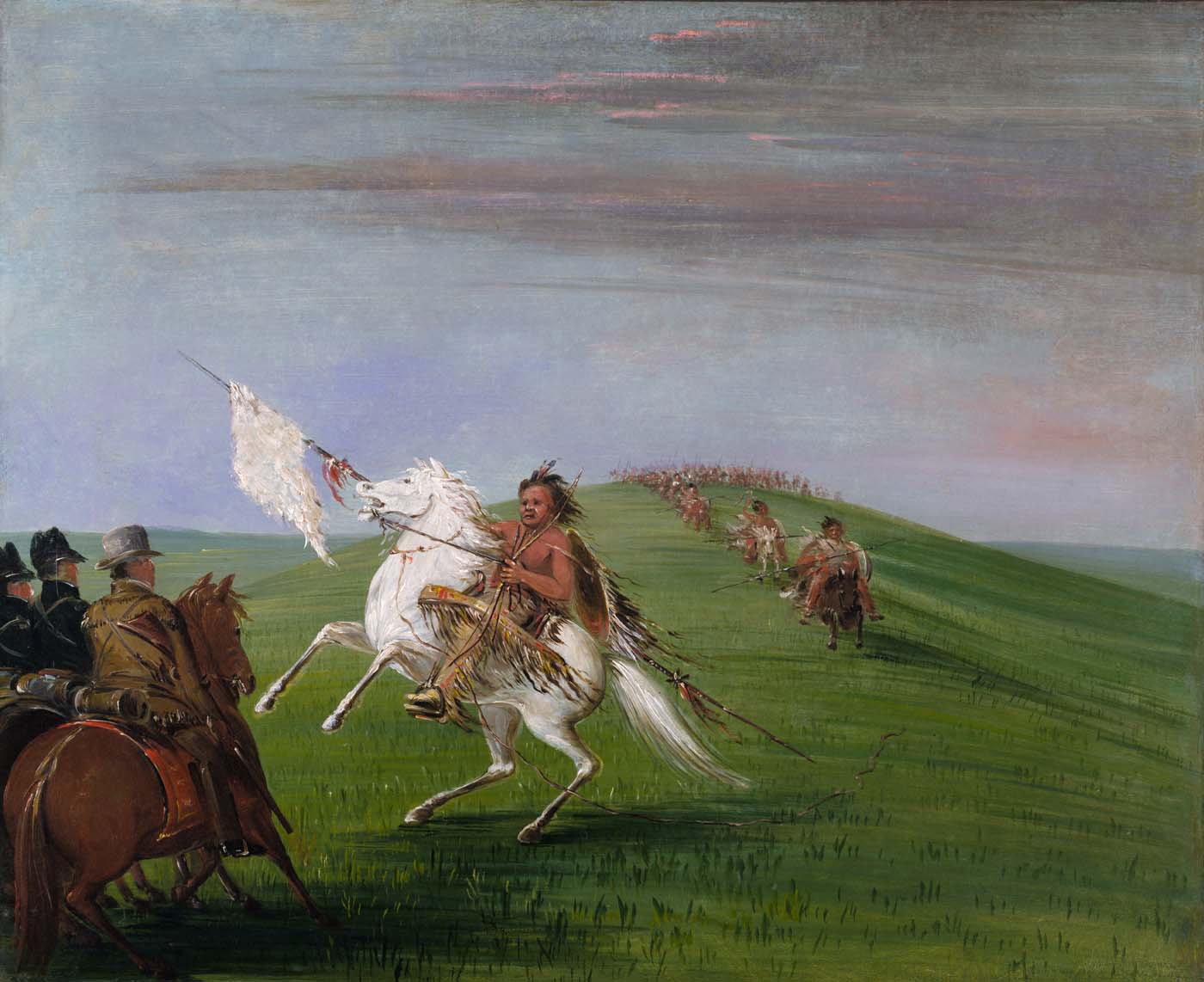 Comanche Meeting the Dragoons